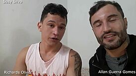 chatting with rich guys richards oliver and allan guerra gomes 😎