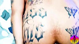 yo, check my ex devouring my ass and finishing inside my pussy in this trailer