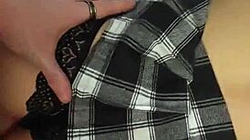 destiny 18+ mae fucked hard in tight panties and skirt