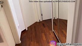 Joyce Gumiero tours new apartment for video recording