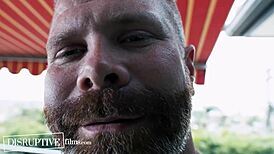 Paranoid man in quarantine finally indulges in raw ass fucking during pandemic.