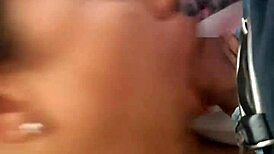 Excellent blowjob technique with a satisfying mouth finish