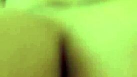 Big ass caucasian milf in group assfucking threesome with bubble butt cumshot.