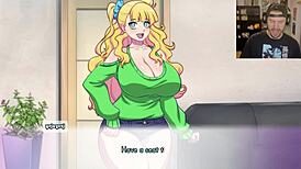 What is galko-chan doing in the casting couch waifu hub