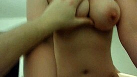 The blonde eagerly sucks and rides his throbbing cock passionately.