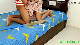 Komol Inserts Broom Into Husband's Ass Painfully