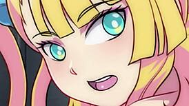 What is galko-chan doing in the casting couch waifu hub