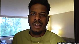 two blondes take on two massive bbcs in a steamy hotel room.