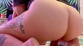 monster dildo in hairy pussy and pegasus in asshole