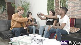 Horny Friends Play Truth or Dare with Wild Ending