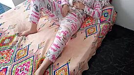 Best friend can't hold back and fingers herself in pretty underwear