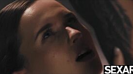 I can't stop watching her big natural tits bounce as she rides me hard every time.