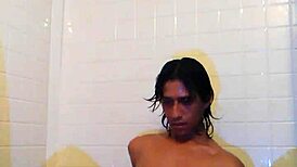 J Sanchez screams while self-fucking her ass, so intense!