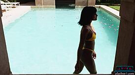 Super Hot Asian Models Angel Constance And Maki Katana Strip Off Bikinis