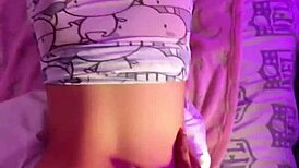 This cute Latina cosplayer is a sweet voiced natural tit babe