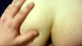 The blonde eagerly sucks and rides his throbbing cock passionately.