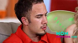 Horny milf swaps stepson on halloween