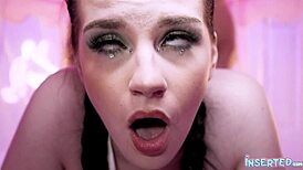 Em Indica licks pussy like a lollipop in pov