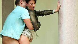 Clothed Euro Slut Sucking Big Cock In Stockings Outdoors. I Feel So Wild With Every Move!