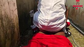 christmas filled with hot outdoor sex and big cock cumshots