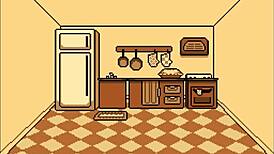 Uddertale parody hentai game ep 1 tori caught masturbating loud and wet