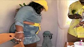 Job interview turns into FUCKING her tight cunt with big cock.