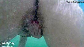 Watch me go extreme solo, masturbating underwater!