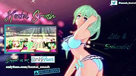 पीओवी सेक्स लाला को बीच पर क्रीमपाई के साथ