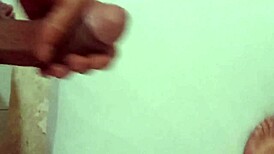 In this gay solo scene, a twink showcases his big dick