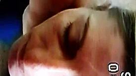 Milf receives huge facial cumshot