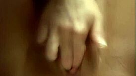 Adorable indian dream girl fingers her shaved pussy in fantasy