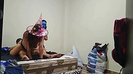 Caught in infidelity on lover's bed