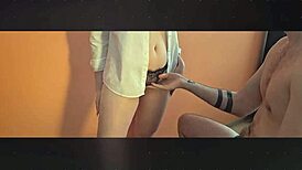 Russian Chick Sneaks Neighbor's Thick Shaft