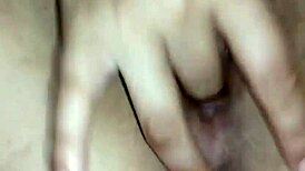 I lick my pussy while complaining during hardcore masturbation with toys.