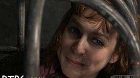 sadomasochism fetish unfolds as slut gets bound and dominated hard