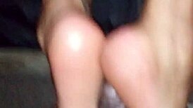 Ms Katt's pretty feet get intensely fucked