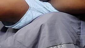 Teacher and student in hotel room