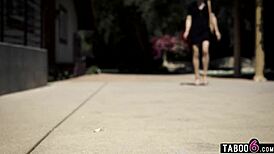 Employee Corners Boss and Fucks Transgender Wife in Doggy Style Over Desk