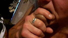 why is this white girl sucking dick like a whore?