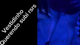 Crossdressing Woman in Short Dress Drags Boy to Car for Intense Sex.