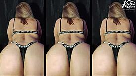 Big Ass Twerking With Clapping, Jumping, Sweating, And Vibrating.