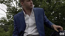 guy next door strips naked in suits 😏