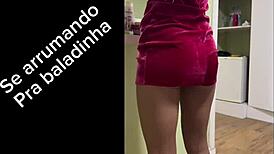 Crossdressing Woman in Short Dress Drags Boy to Car for Intense Sex.