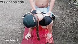 Pinay Kinantot Ng Tambay - Outdoor Fuck In Abandoned Lot With Creampie