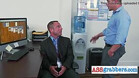 Gay Stud's Intriguing Office Hardcore With Employee