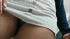 Solo video of flashing and jerking into the cam, with a twist of a cuckold theme