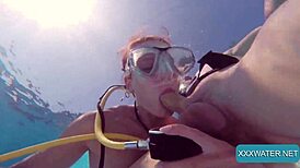 What’s Beneath? Minnie Manga delivers wild underwater action and steamy blowjobs