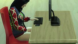 Girl Masturbates In Front Of Porn!