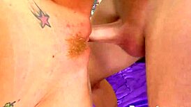 Blonde teen 18+ naomi cruise sucks big dick then rides it bent over on bed