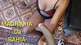 Well-Endowed Cums On Hot Brunette